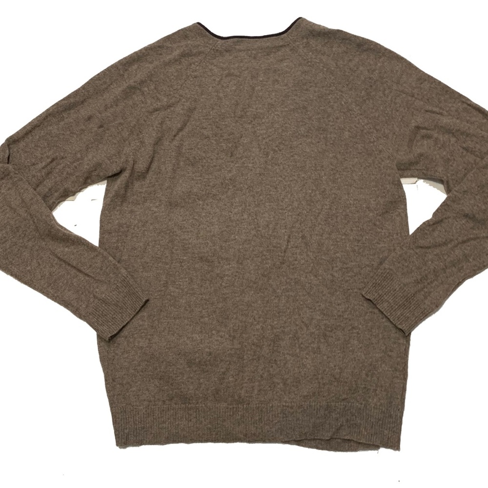 L / Autumn Cashmere Tan Cardigan Sweater - Picture 3 of 3